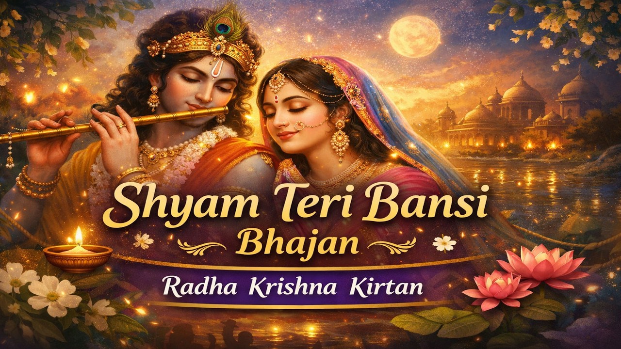 Shyam Teri Bansi Bhajan (Inspired) 🙏 Radhe Shyam Kirtan | Soulful Krishna Devotional Music