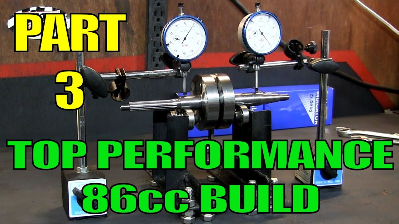 TPR 86cc Build : Part 3 : Crank Check & Case Machining