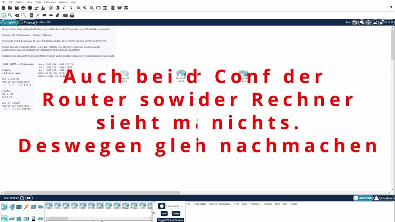 Asynchrones Subnetting einfach erklärt