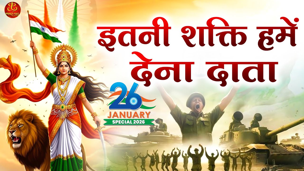 26 जनवरी 2026: इतनी शक्ति हमें देना दाता | Itni Shakti Hamein Dena Data | Morning Prayer Bhajan