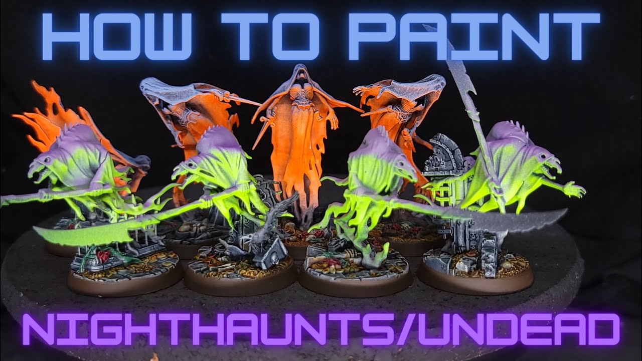 How I paint Nighthaunt and Undead minis
