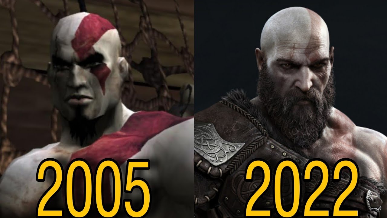 Evolution of God of War 2005-2022