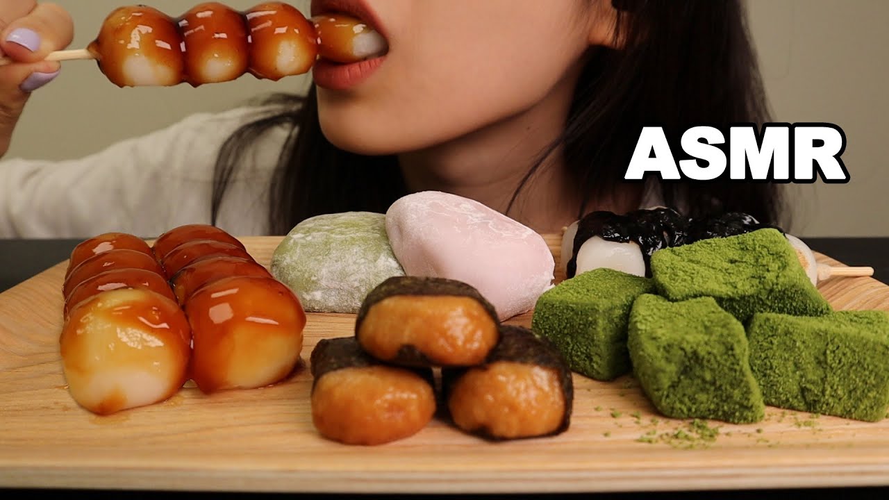 ASMR MOCHI + DANGO MUKBANG (EATING SOUNDS) | SIK ASMR
