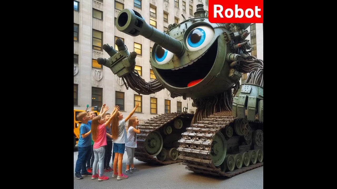 Mobil Tank Robot#shorts #viralvideos #herichannel #animasimobiltruk #bus#beko#robot#tankbaja #truck