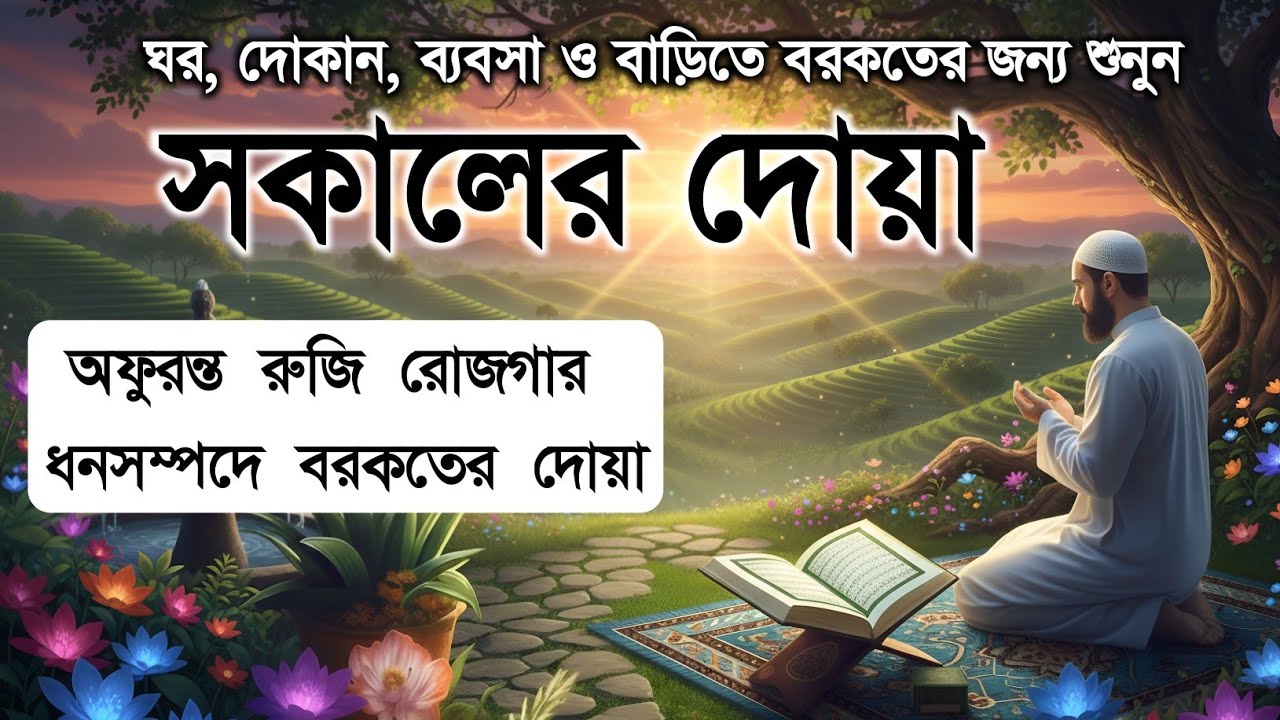 সকালটা শুরু হোক হৃদয় শীতল করা বরকতময় আয়াত দিয়ে। সকালের দোয়া ও জিকির । Morning Dua Full by Alaa Aqel