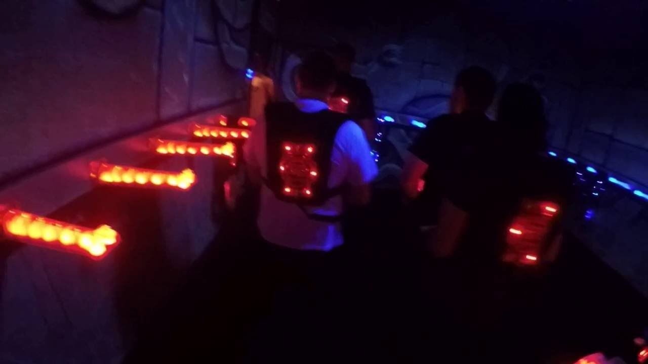 GoPro First person indoor lazer tag game 1