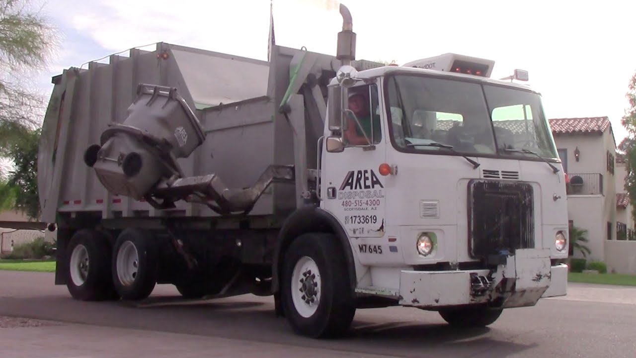 Area Disposal's Spare WhiteGMC F7000