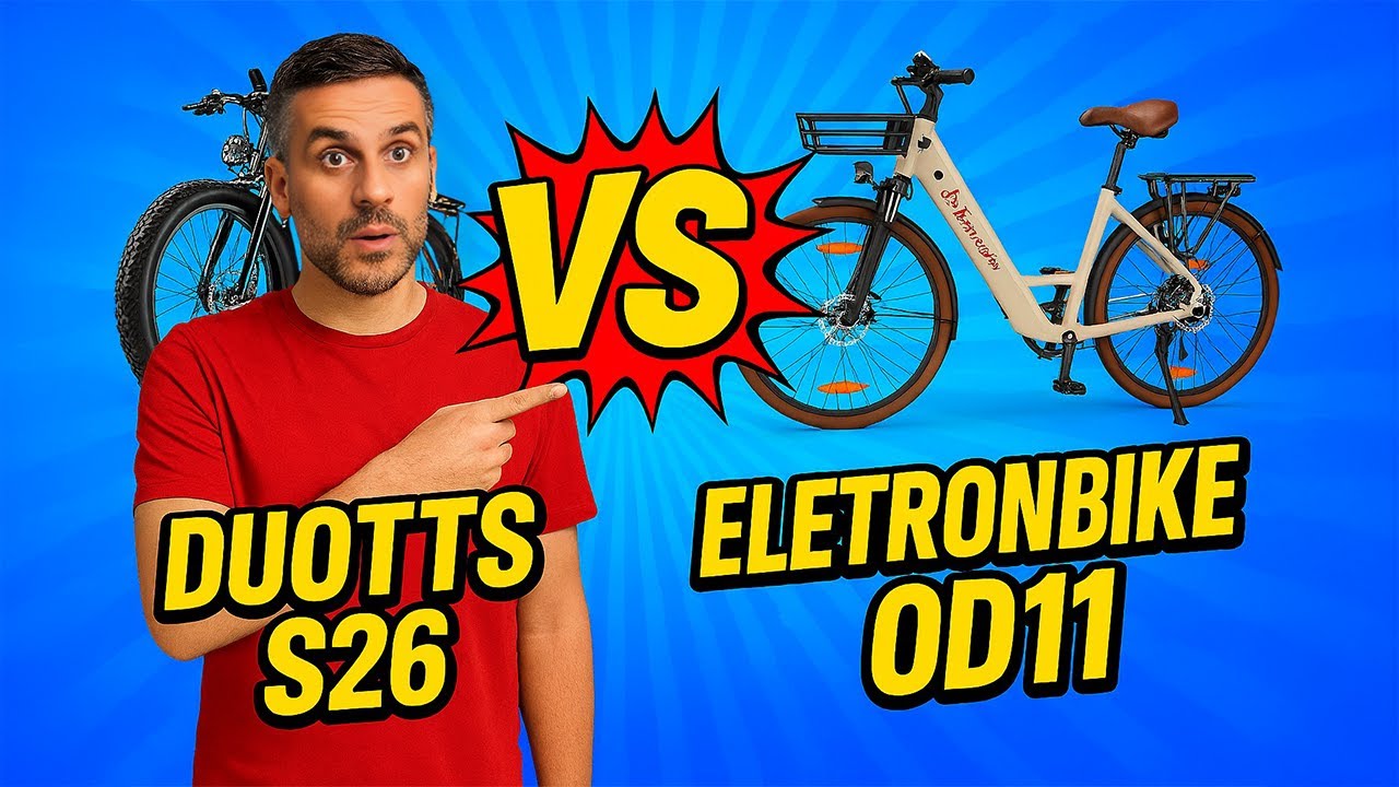 Estas E‑Bikes Surpreenderam‑me! (POV Duotts S26 + Eletronbike OD11)