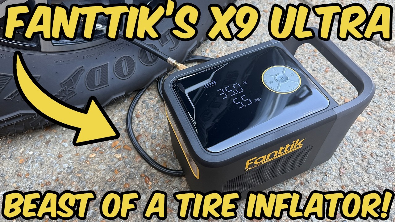 The BEAST of Tire Inflators! Fanttik X9 Ultra Review and Test