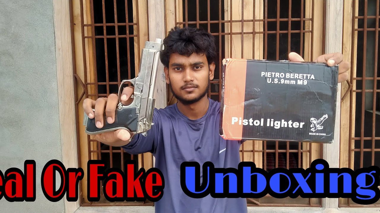 9MM Beretta Lighter Gun || Unboxing in Hindi 2022