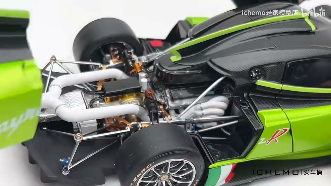 🟢🟢 CRAZY Pagani Huayra R 1:18 Scale model by LCD Models 🔥😍