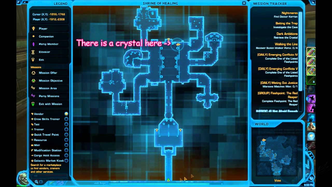 SWTOR - Datacron Location Guide - Voss (Republic)