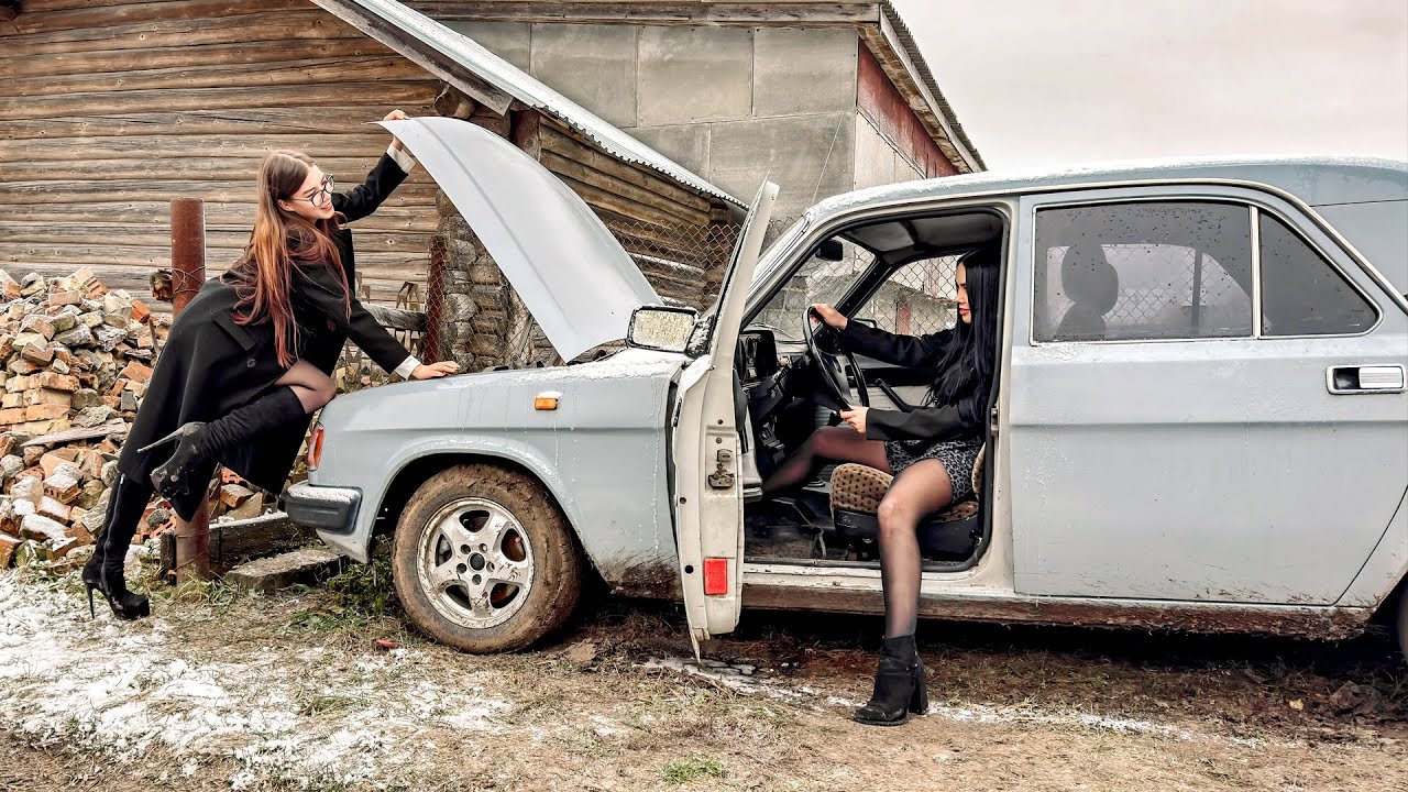 CRANKING REVVING || Difficulty starting a car in dirty high heels