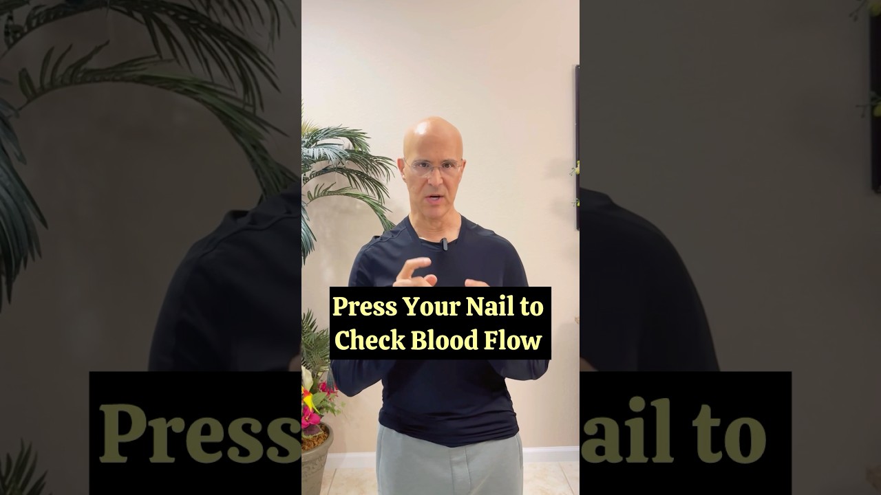 Press Your Nail to Check Blood Flow &mdash; Try This at Home!  #drmandell #health #healing #oxygen