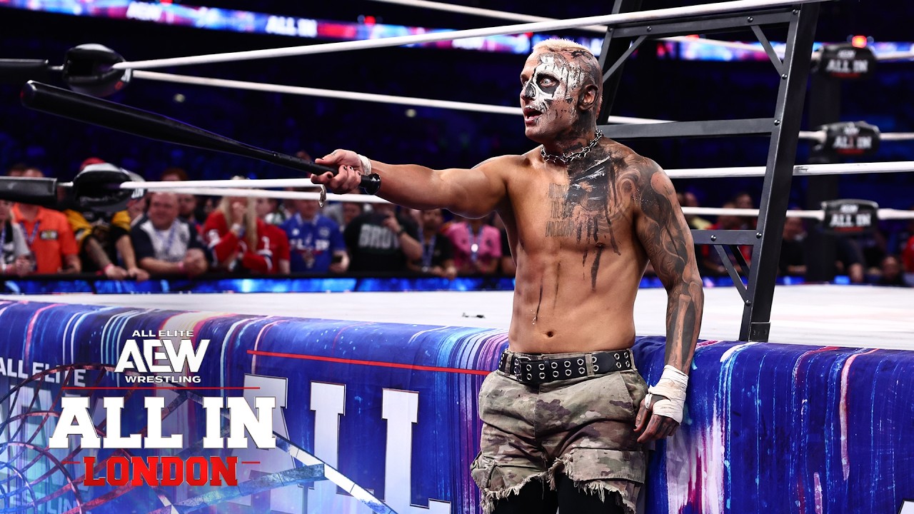 Darby Allin wykonuje Coffin Drop na The Jecie PROSTO ZE SCENY! | AEW All In: Londyn