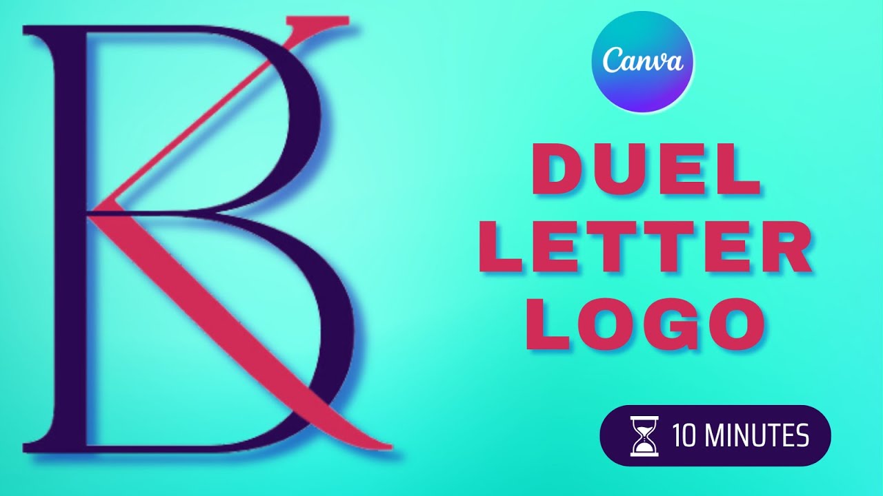 How to make a Interlocking Letter Logo in Canva