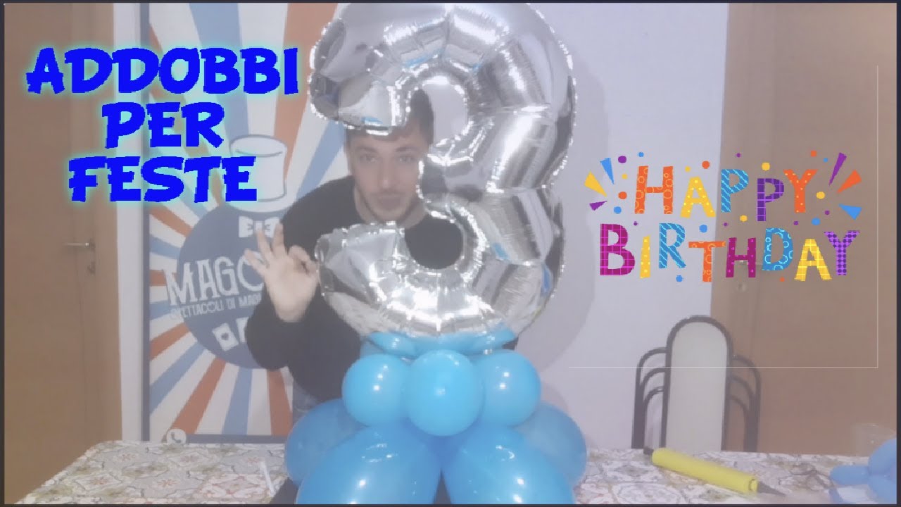 Addobbi compleanno fai da te: Centrotavola palloncini