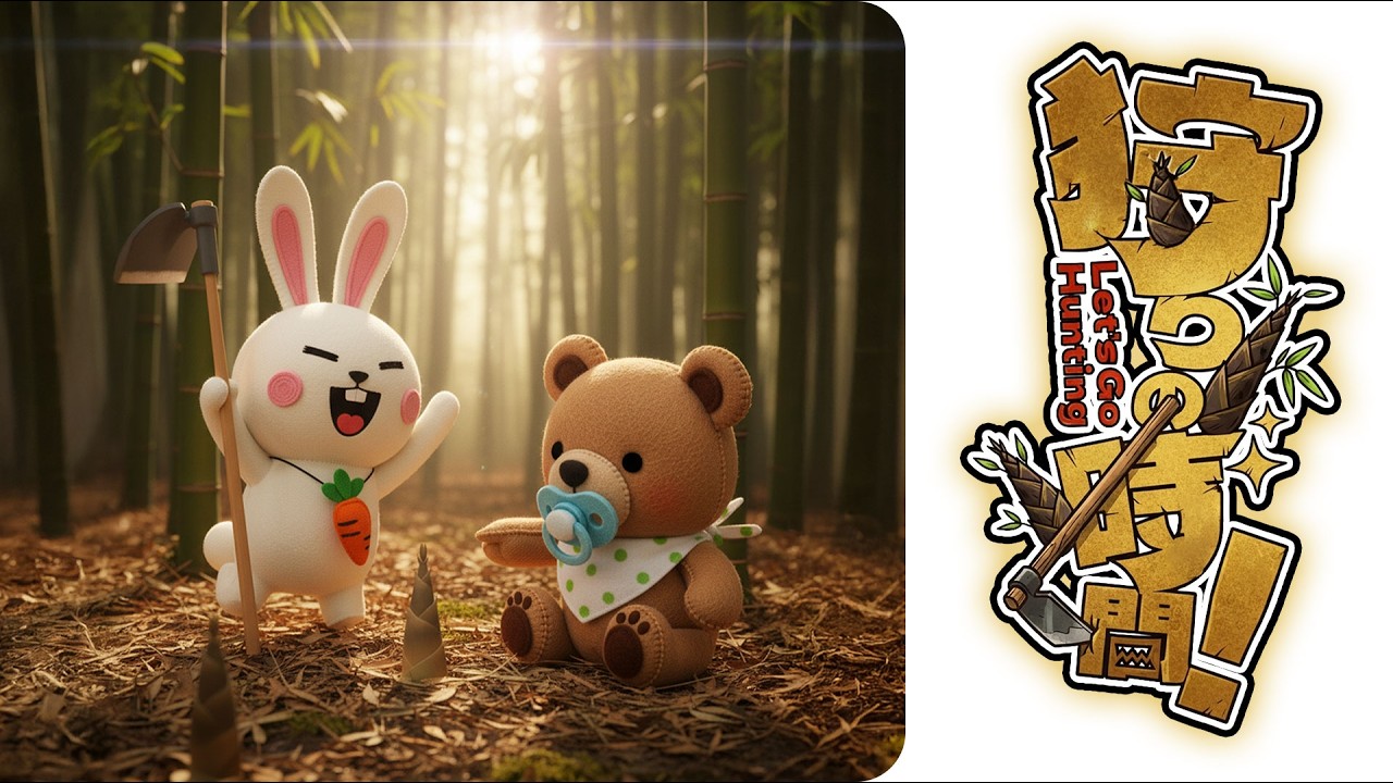 たけのこ狩り対決で大騒ぎ | 子供向け アニメ  | 赤ちゃんが喜ぶ | 絵本読み聞かせ│いたずらズール