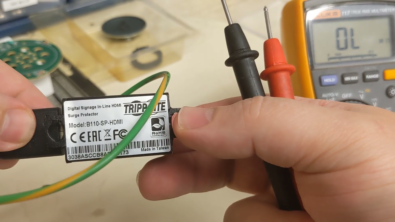 Tripp-Lite HDMI surge protector: engineering fail