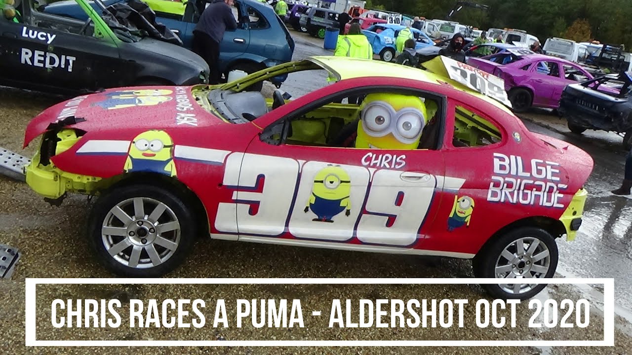 Bilge Brigade Chris races a Minions-themed Puma - Aldershot B2B Oct 20