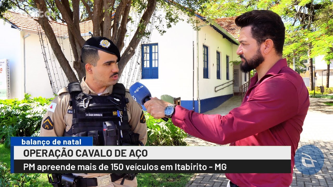PM apreende mais de 150 ve&iacute;culos em Itabirito e anuncia continuidade das opera&ccedil;&otilde;es