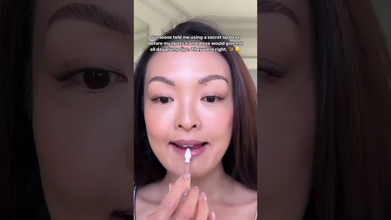 Struggling with dry, wrinkly lips every time you wear lipstick?!💄Try this secret lip base! 🤯✨#lips