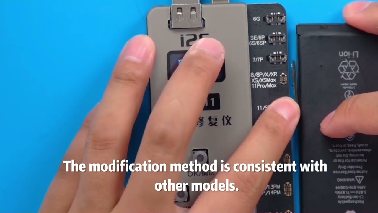 85. i2C KC01 Tutorial Modify battery underlying data, repair battery health and efficiency
