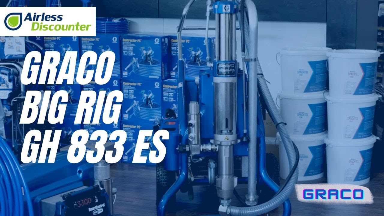 Pompe airless Graco BIG RIG GH 833 ES - Revêtements extérieurs