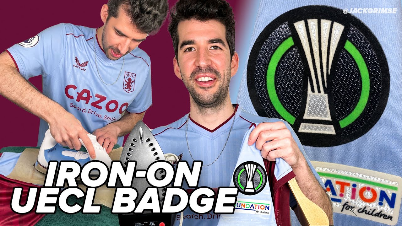 How To Apply Patches Onto Football Shirts With A Home Iron 👕🌍