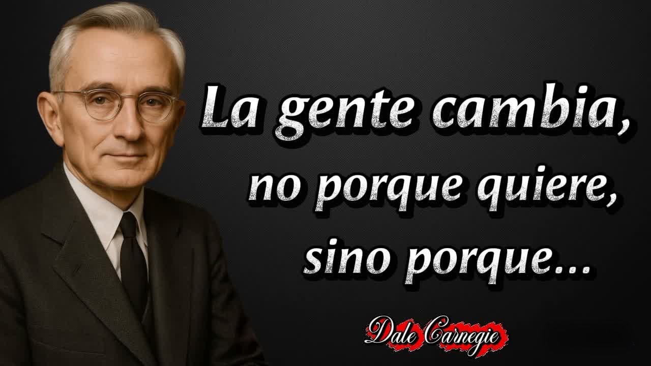 Dale Carnegie Citas: La gente cambia no porque quiere, sino por esta razón poderosa…