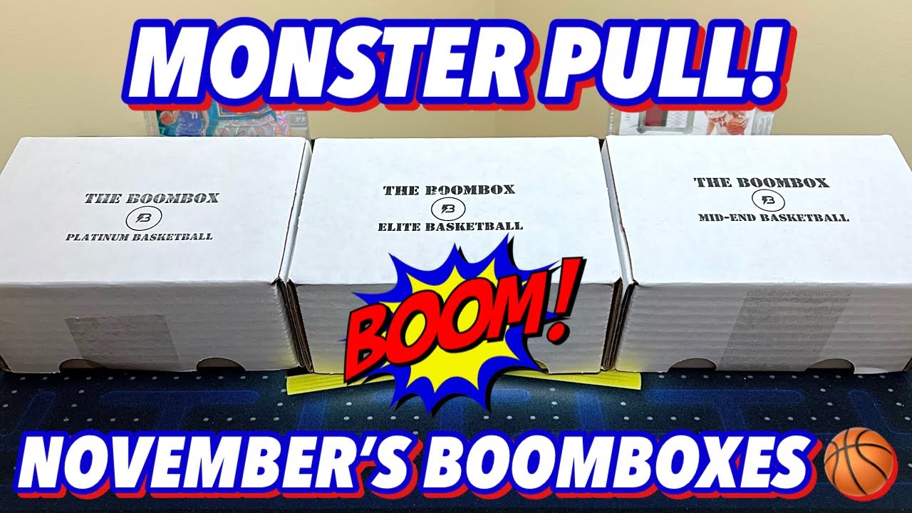 MONSTER PULL!🔥🤯 | Opening The Boombox's Elite, Platinum, & Mid-End Basketball Boxes (November)