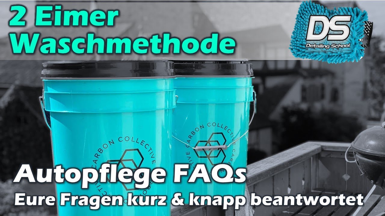 Autopflege FAQs: Zwei-Eimer-Waschmetode