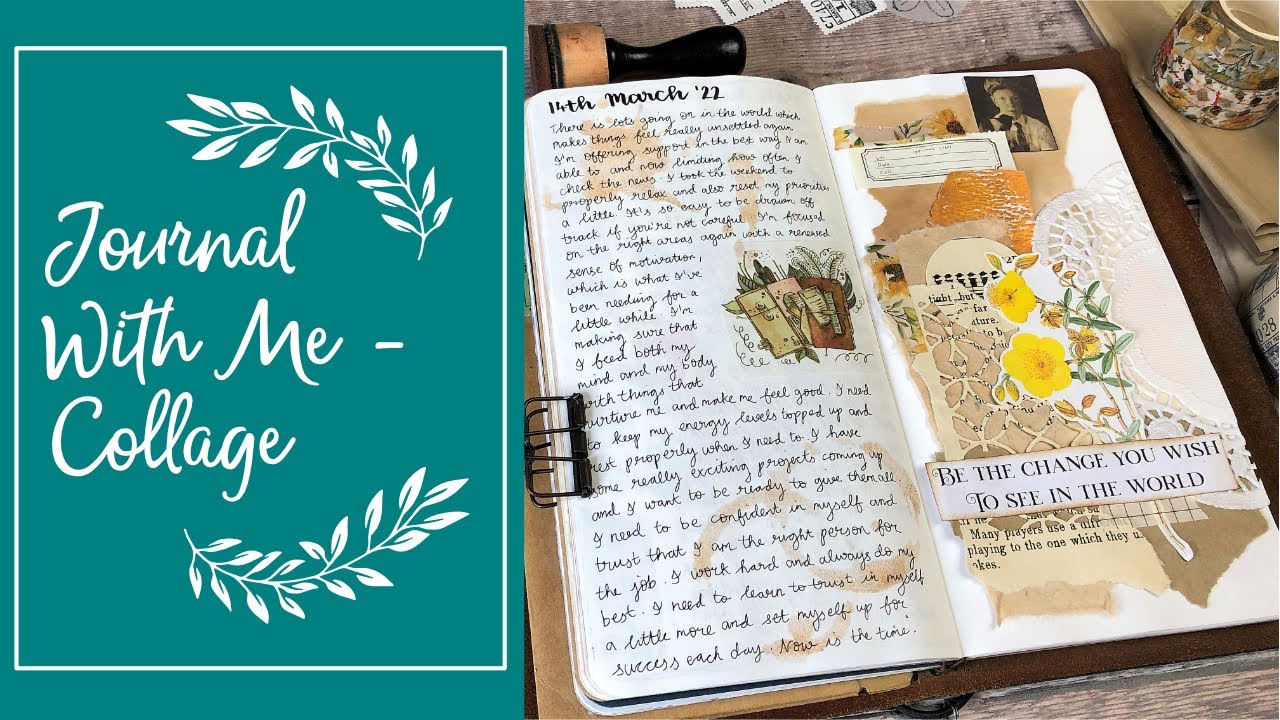 Journal With Me | Collage Pages