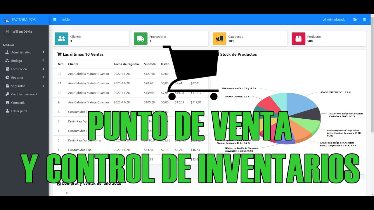 FACTORA POS | Punto de Venta y Control de Inventarios | PYTHON & DJANGO