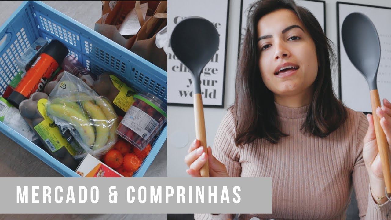 COMPRINHAS PARA A COZINHA, almoço & bolo de banana! 🍌