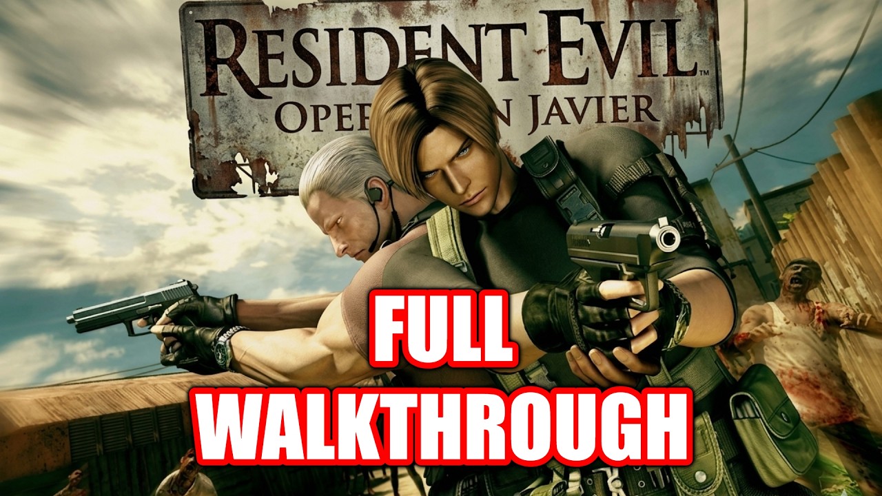 Resident Evil Operation Javier | The Darkside Chronicles | Full Game | Wii | Coop | 4K No Commentary