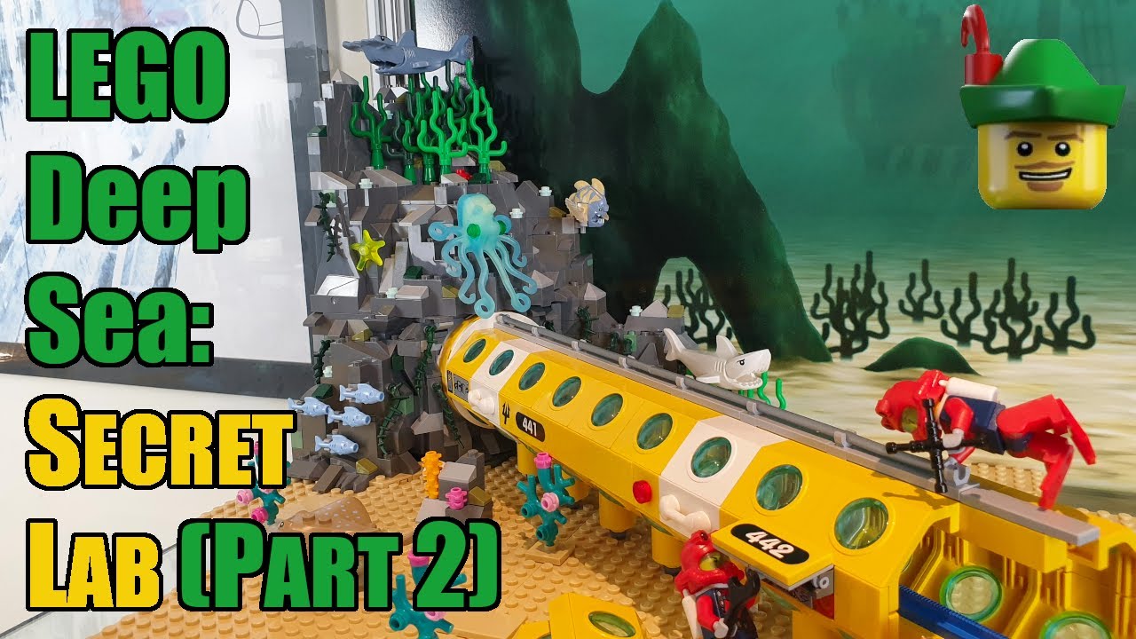 LEGO Deep Sea - Underwater Secret Lab MOC Part 2 🔱🤿🏹