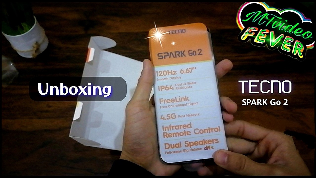 Unboxing Video On TECNO SPARK Go 2 (Latest Model) | AT MTvideoFever | Blue Color