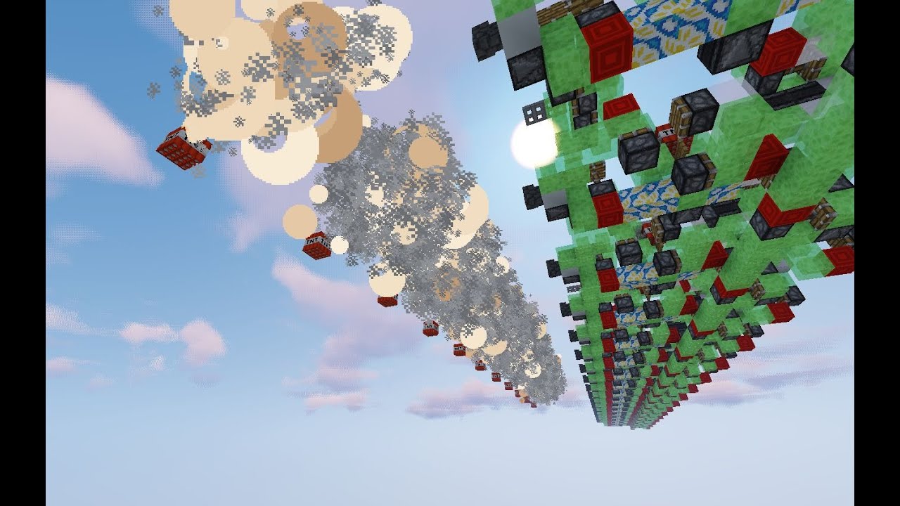 [Flowerstarry_sky] [1.13+] Double TNT Nether Tunnel Bore Array, 22m high space per run