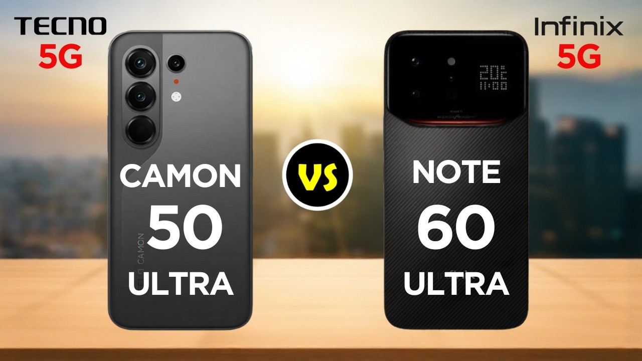 Infinix Note 60 Ultra vs Tecno Camon 50 Ultra 🔥 Ultimate Comparison