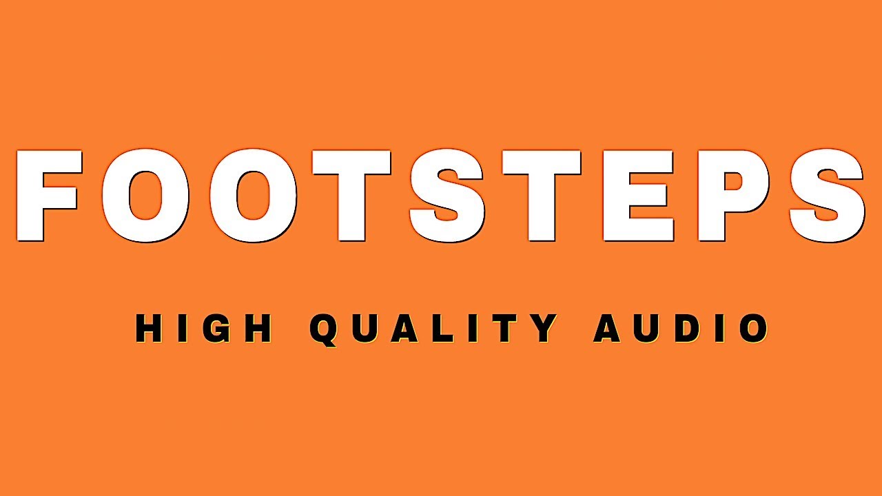 Footsteps Sound Effects | Footstep Sound