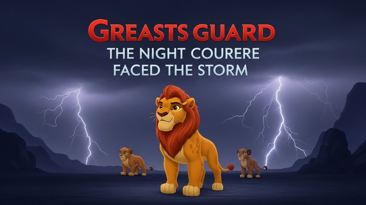 The Lion Guard’s Greatest Battle ⚔️🦁 | The Night Courage Faced the Storm