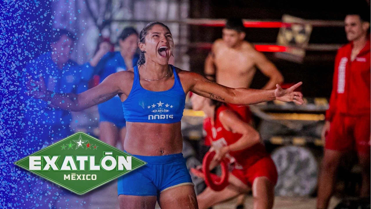 Con marcador 8️⃣-7️⃣, ¡el equipo Azul gana la Batalla Colosal!💪🏻🔵 | Exatlón México 2026