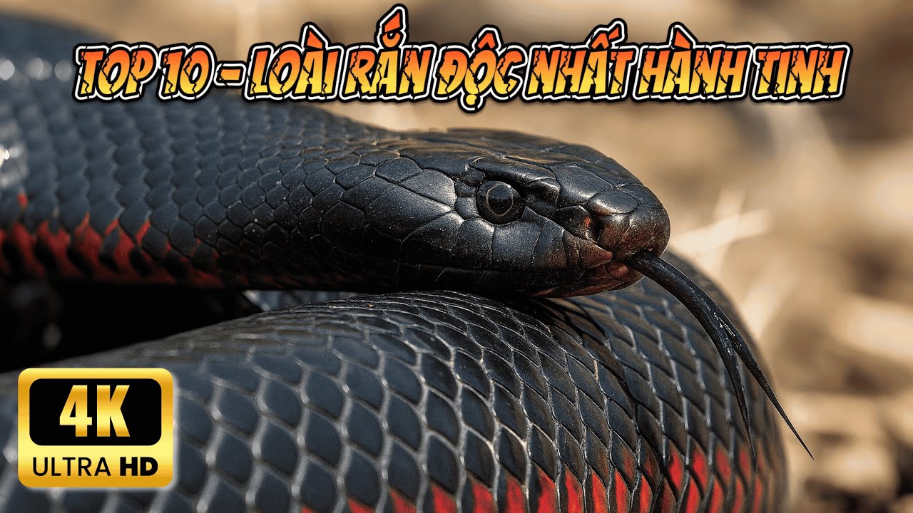 Top 10 Lo&agrave;i Rắn Nguy Hiểm Nhất H&agrave;nh Tinh | Thế Giới Động Vật