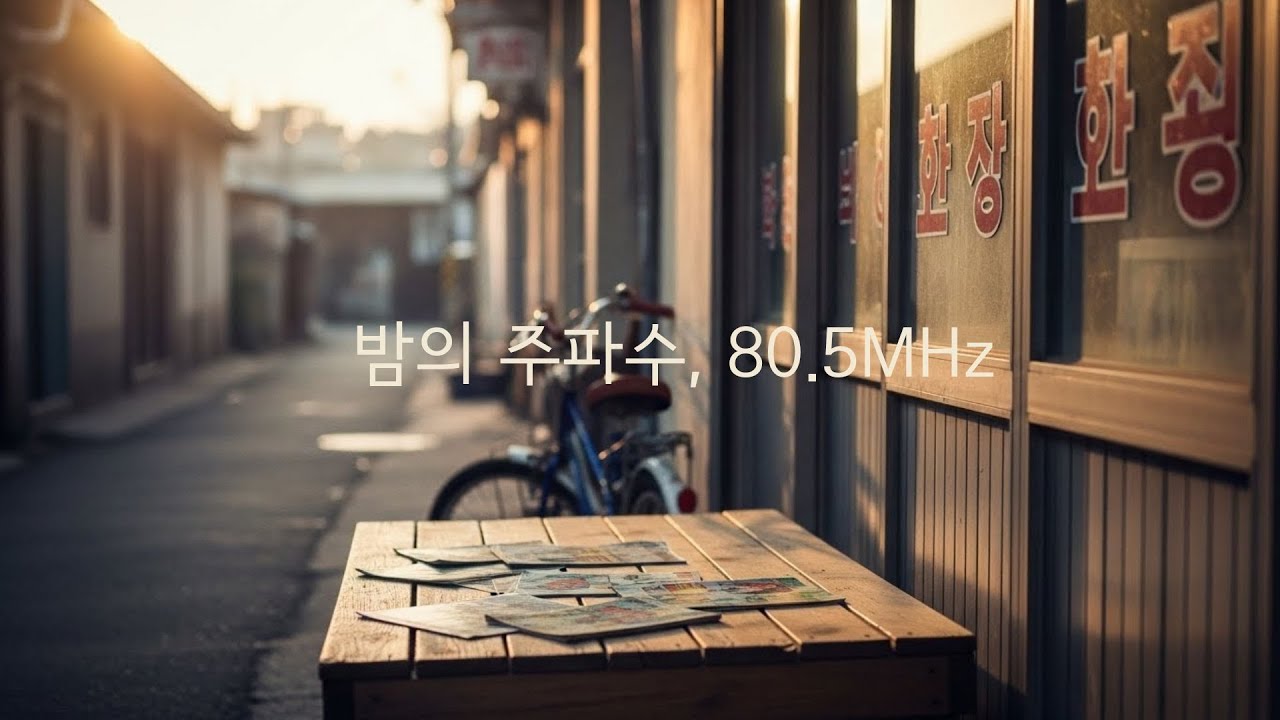밤의 주파수, 80 5Mhz  Vol 6 #밤의주파수 #SunoAI #7080감성 #레트로플레이리스트 #골목길추억 #시티팝 #포크송 #추억여행 #Vol6 #805MHz