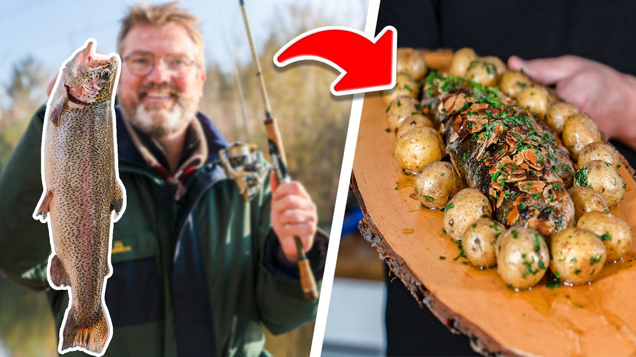 Die BESTE FORELLE Müllerin Art zum Nachmachen (mit Catch & Cook) 🎣