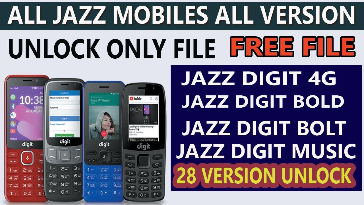 Jazz Digit 4G V1/V2/V3/V4/V5/V6/V8/V9 Unlock File