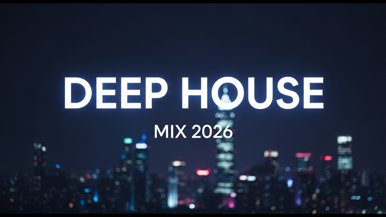 Deep House Mix 2026 🌃 Night City Skyline | Elegant Deep House Vibes