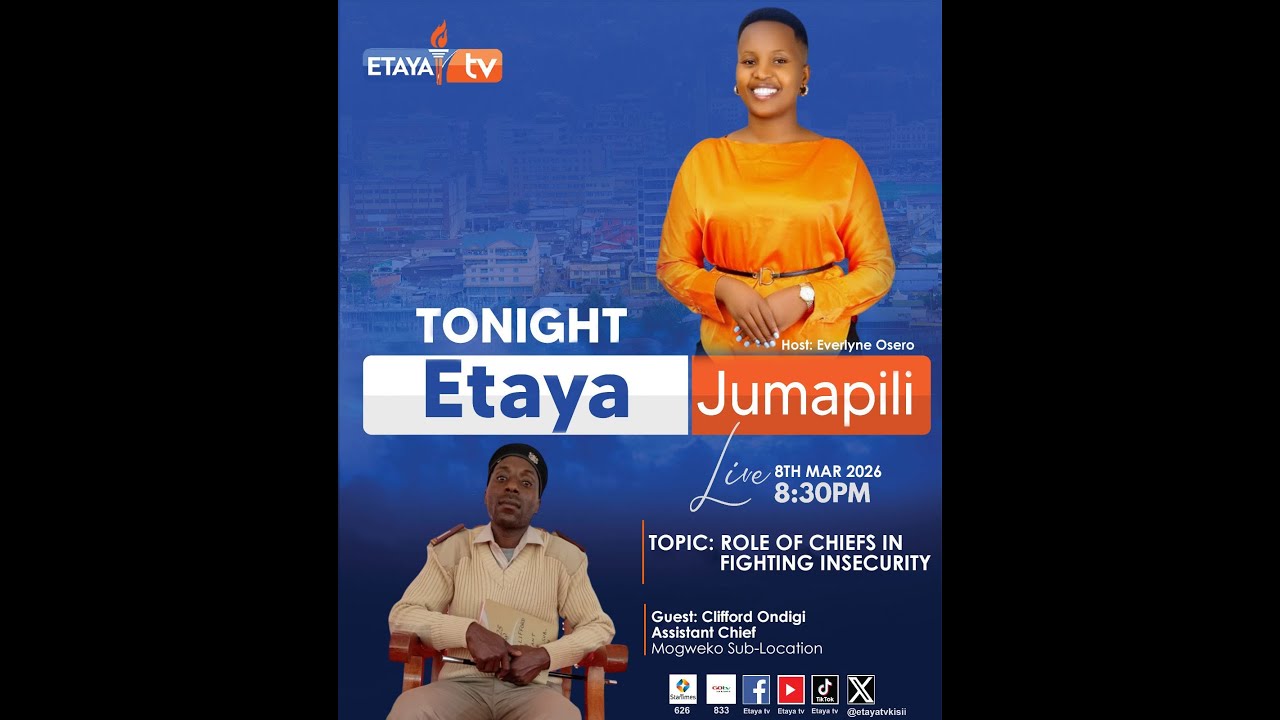 LIVE|| Etaya Jumapili: Everlyne Osero Hosting Clifford Ondigi On Matters Roles Of Chiefs In Fighting