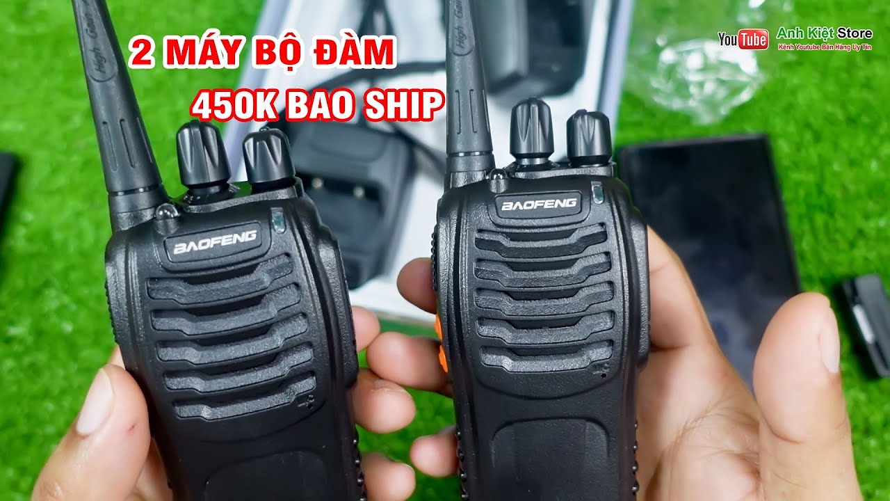 Máy Bộ Đàm Liên Lạc Không Dây Miễn Phí Và Test Độ Xa Thực Tế || Anh Kiệt Store